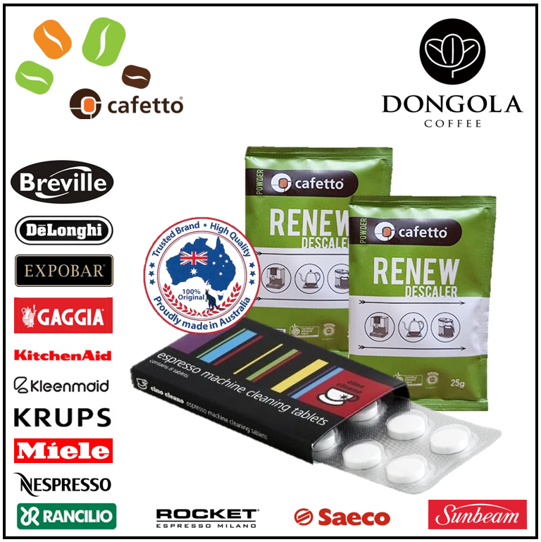 CINO CLEANO Espresso Machine Cleaning Tablets Organic Descaler