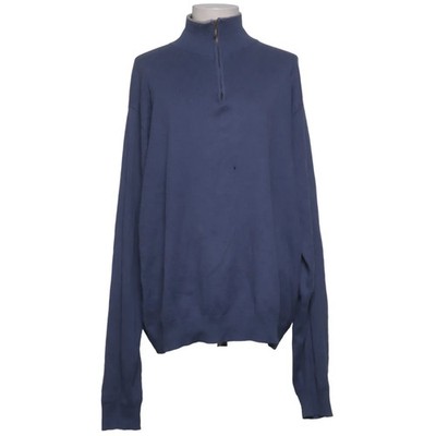 Woolovers, Strickpullover, Größe: XL, Blau, Kaschmir/Baumwolle, Einfarbig #K5K
