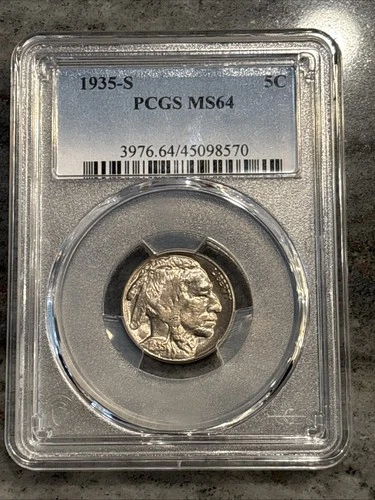 1935-S PCGS MS64 Buffalo Nickel