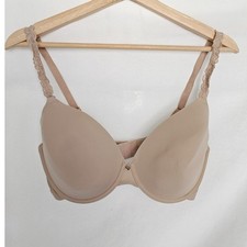 Natori Bra Pure Luxe Custom Coverage Contour Underwire 732080 Beige Tan Nude
