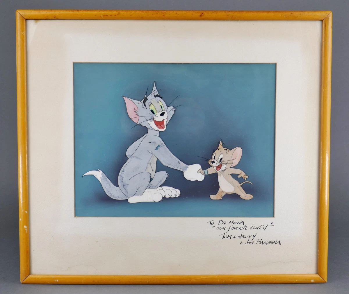 入手困難 トムとジェリー Tom and Jerry セル画 サイン付き 入手困難 トムとジェリー Tom and Jerry セル画 サイン付き