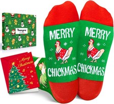 Christmas Socks for Kids Teens - Unisex Merry Animal Xmas Sock for Women Men
