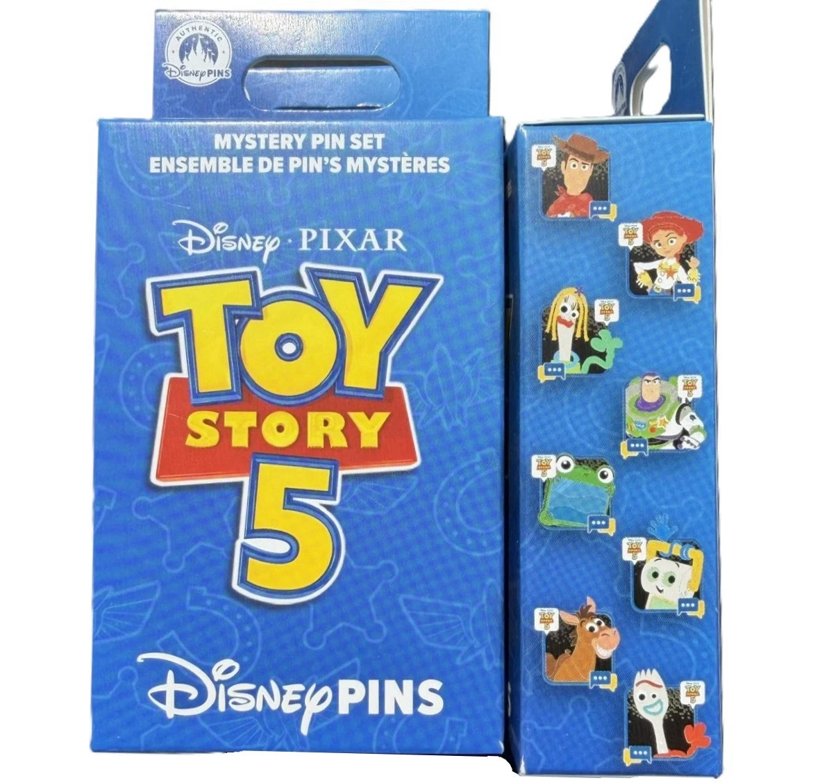 Disney Parks Toy Story 5 Pixar 2026 Mystery Blind Box - 2pc Pin Set