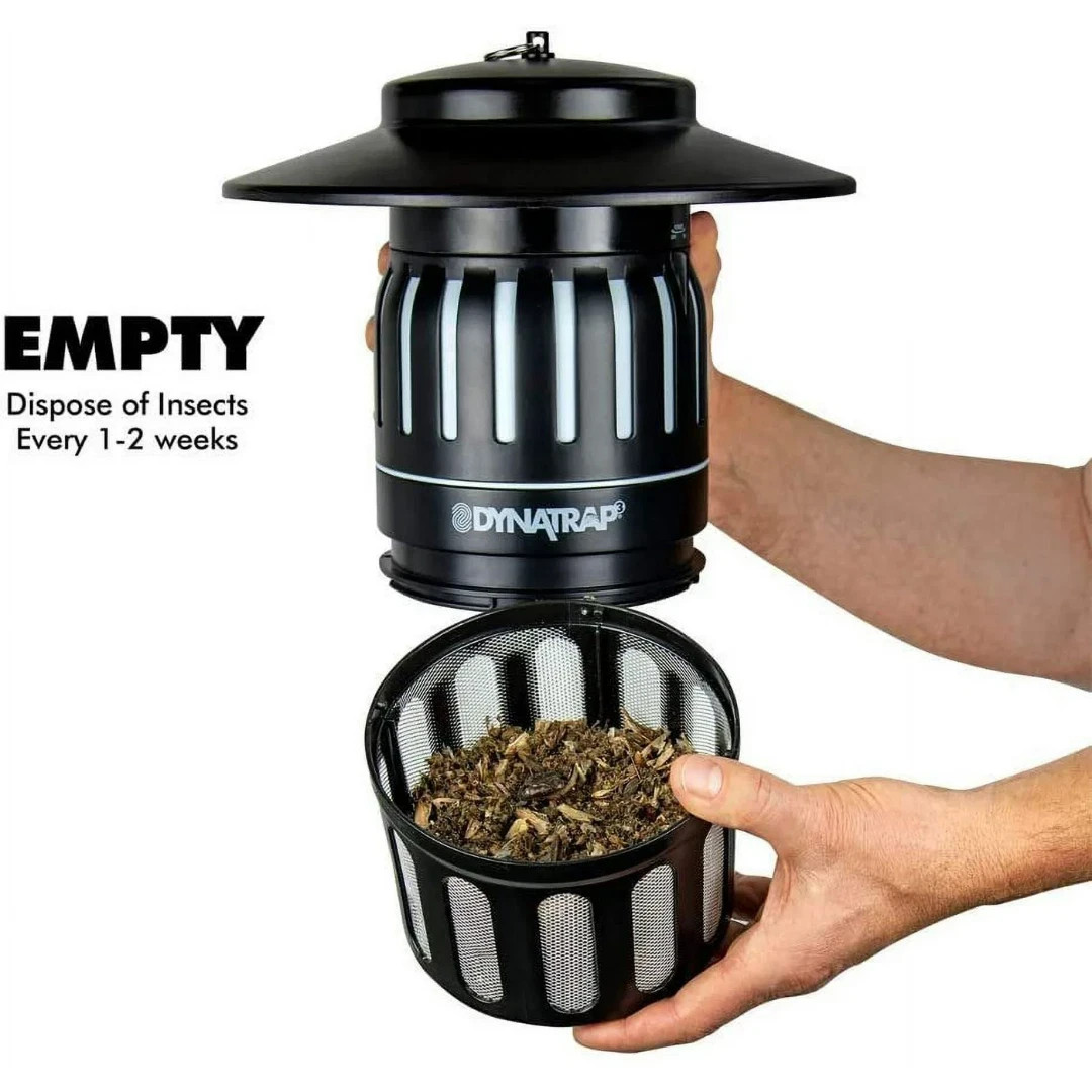 Dynatrap Indoor/Outdoor Electric Insect Trap Eliminator Zapper BLACK (DT1050SR)