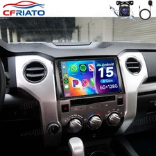 6+128GB Carplay Android 15 For Toyota Tundra Xk50 2014-2021 GPS Car Stereo Radio