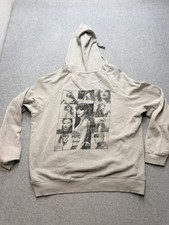 Taylor Swift The Eras Tour Graphic Pullover Hoodie XL Beige Concert Merch
