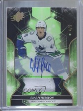 2019-20 SPx Premium Material Autos 4/5 Elias Pettersson #6 Auto mq4