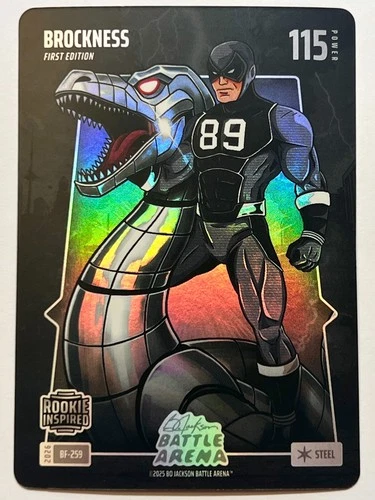 Brockness Brock Bowers Steel Battlefoil Bo Jackson Battle Arena 2026 BF-259
