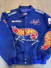 Hot Wheels Jeff Hamilton Racing Kyle Petty NASCAR Size L #44 Racing Jacket