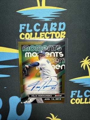 2023 Topps Finest Moments Baseball Félix Hernández Autograph /50 #FMA-FH