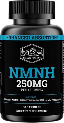Black Forest NMNH 250MG | Enhanced with BioPerine  for 3X Absorption