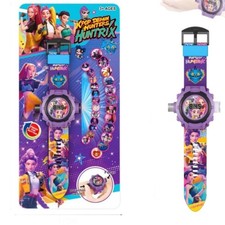 Demon Hunting Witch Team Projection Watch 24Images Kid's Electronic Light-Up Toy