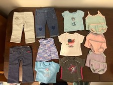 American Girl Doll Clothing Lot, Jeans, Capris, Tees, Cami Set, More