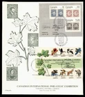 DR WHO 1978 CANADA FDC CAPEX EXPO JOINT ISSUE USA S/S BLOCK COMBO LR68429
