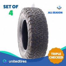 Set Of 4 Used Lt 26570r17 Bfgoodrich All-terrain Ta Ko2 121118s - 7.5-832 Set Of 4 Used Lt 26570r17 Bfgoodrich All-terrain Ta Ko2 121118s - 7.5-832