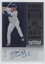 2018 Panini Chronicles Contenders Playoff Ticket 93/99 David Bote #30 Auto j6a