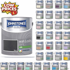 Johnstone's Wall , Ceiling Paint Silk Emulsion Smooth Finish Tin 2.5L All Colors