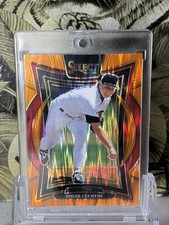 2025 Panini Select Roger Clemens /49 Orange Pulsar Prizm #88 Concourse Red Sox