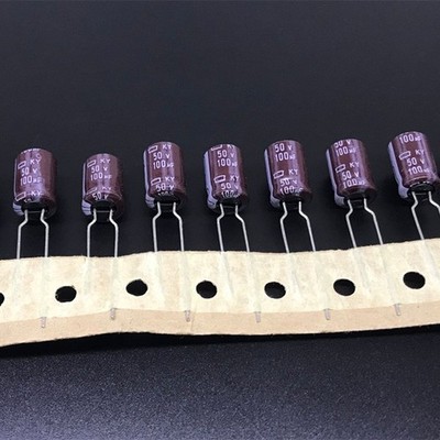 200pcs 100uF 50V 8x11.5 NCC KY Low ESR 50V100uF PC Motherboard Capacitor *gi