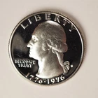 1776-1976 *S*PROOF  WASHINGTON SILVER QUARTER   *NICE *  - FREE SHIPPING! C3265