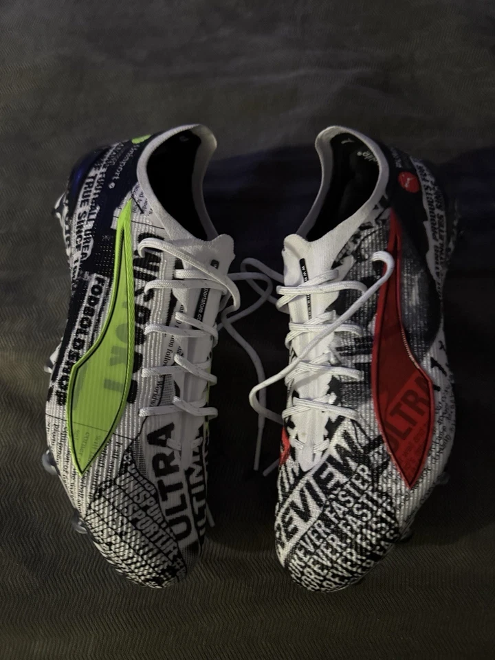 Puma Ultra Ultimate unisport Why Always Me Edition. Size Men’s 8.5 - Image 2 of 4