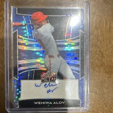 2025 Leaf Metal Wehiwa Aloy #BA-WA1 Autograph Serial #/7 Baseball Card