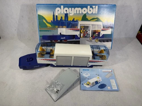 PLAYMOBIL 4119 Express Train Car Vintage Missing Bikes