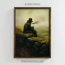 Leprechaun Wall Art, St Patrick's Day Printables, St. Patrick's Day Decor Green