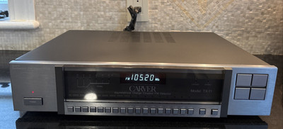 Carver Model TX-11 Asymmetrical Coupled FM Detector Stereo Tuner