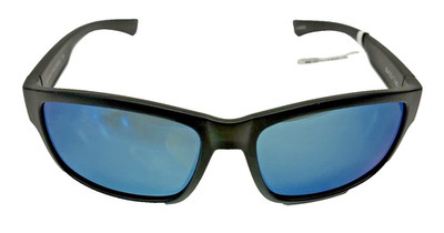 SUNCLOUD Suspect POLARIZED Sunglasses Matte Black Blue Mirror NEW $55