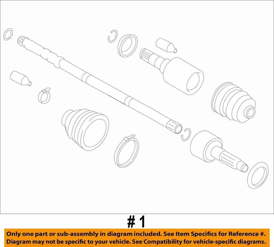 Eixo dianteiro 2016 Subaru Forester driver Cv C/v QRBCD - Imagem 3 de 3