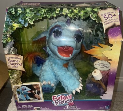 Hasbro FurReal Friends Torch My Blazin Dragon Plush Interactive Toy NWT