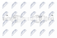 NTY Antriebswelle NPW-RE-218 FüR Renault