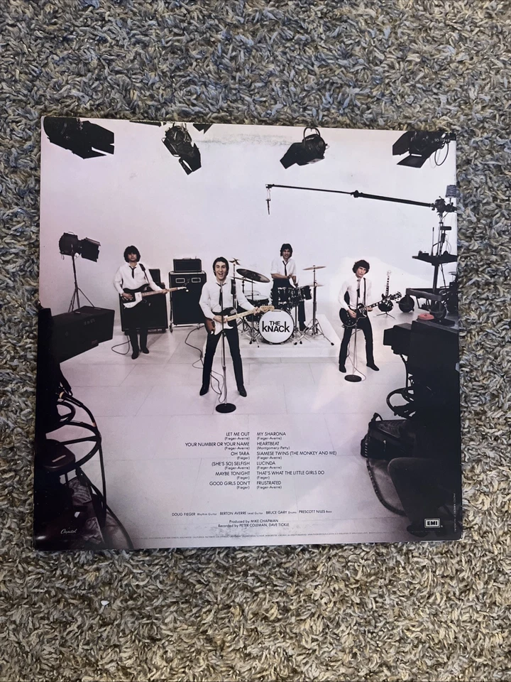 The Knack Get the Knack 1979 Vinyl LP Capitol EMI Records SO-51 1948 - Image 2 of 4