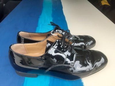 Werner Kern Tanzsport Black Dance Shoes Mens Size 11.5 