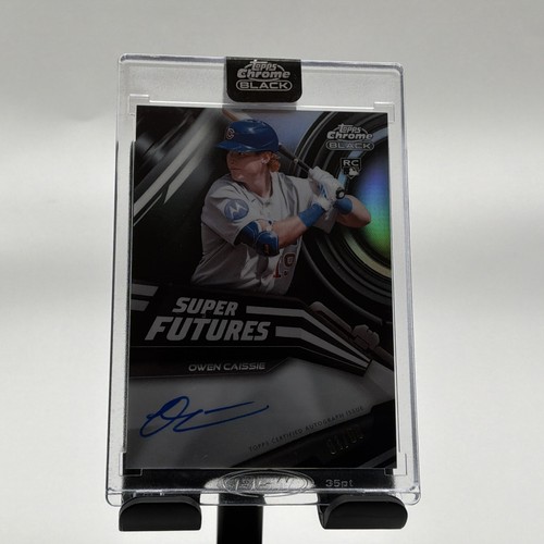 2026 Topps Chrome Black Owen Caissie Super Futures Autographs (RAW)