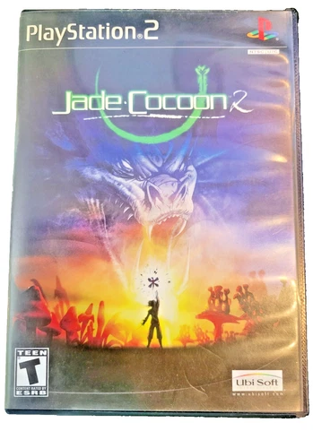 Jade Cocoon 2 PS2 Manual + Reg Card + Ubi Soft 2001 Game Catalog + Giveaway Card