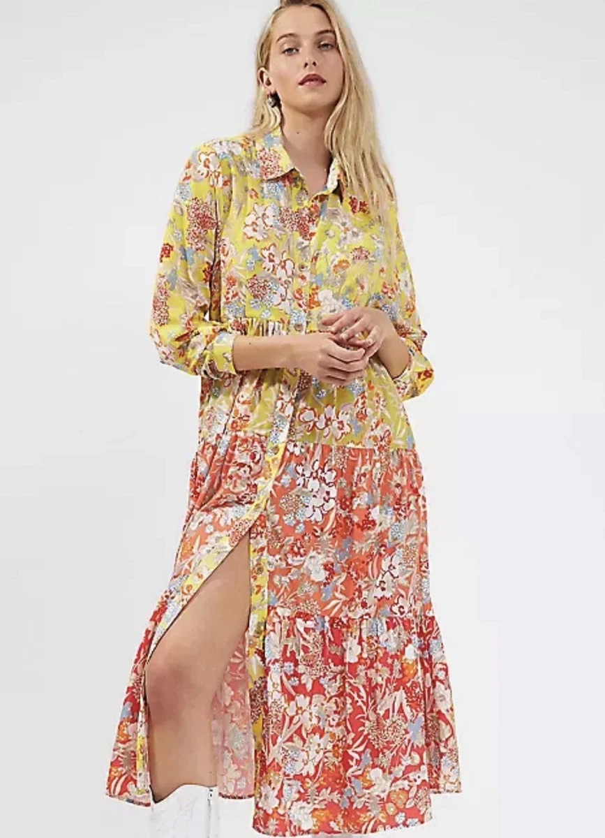 knee length dresses for ladies Rent French Connection Evergreen Claribel Floral Maxi