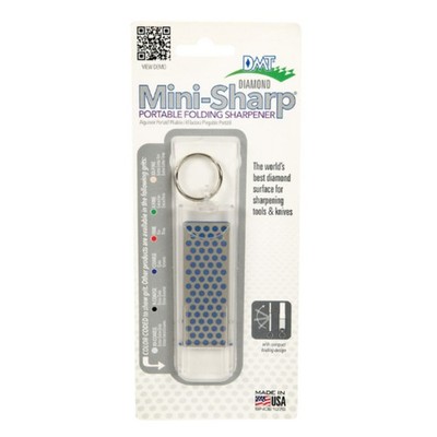 DMT F70C Blue Plastic Flip Open Lid Coarse Diamond Mesh Sharpener 2 oz.