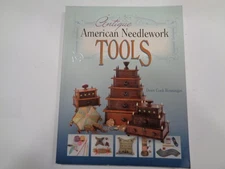 Antique American Needlework Tools - Needles Thread Scissors Pins Sewing Boxes