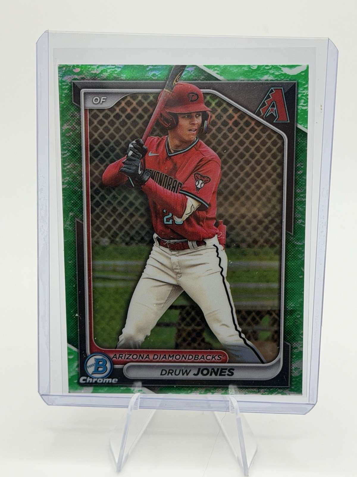 ⚾️ 2024 Bowman - Druw Jones RC Diamondbacks #BCP-60 Lunar Green 