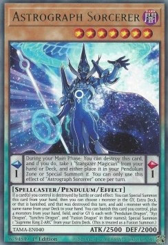 YuGiOh Astrograph Sorcerer (V.1) TAMA-EN040 Rare Englisch NM 1st
