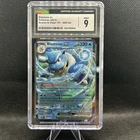 Pokemon TCG Blastoise Ex Mew EN 009/165 Scarlet Violet 151 Mint CGC 9 English