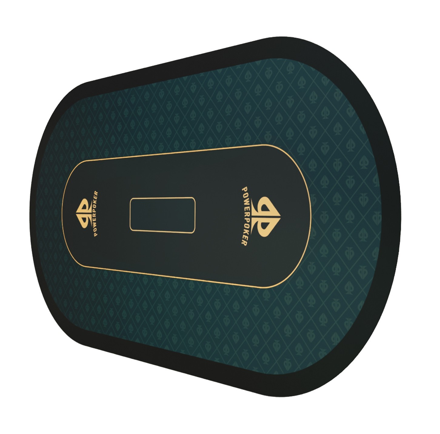 PowerPoker Pro 200cm x 100cm Estera de Poker XXL Premium Cojín de Mesa de Poker Verde