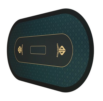 PowerPoker Pro 200cm x 100cm Pokermatte XXL Premium Pokertischauflage grün