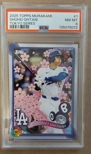 2025 Topps Takashi Murakami Tokyo Series Shohei Ohtani #1 PSA 8 **HOT**