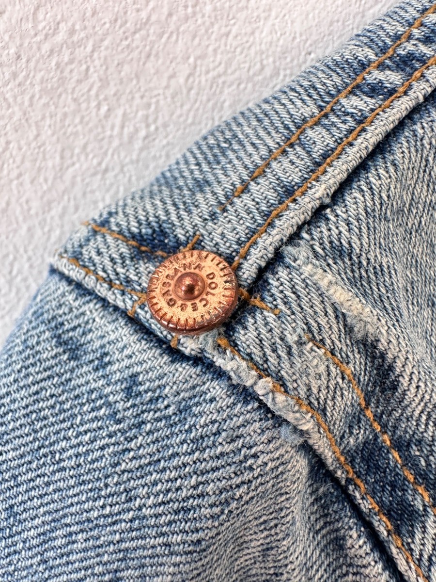 Dolce & Gabbana Archival Denim Jacket Y2K Blue Jean Jacket Logo