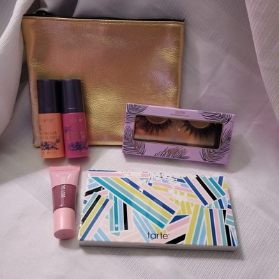 Tarte Cosmetics 5 Pc Mixed Lot-Eyes, Cheeks, Lips- NEW w/o Box & Free IPSY Bag! 