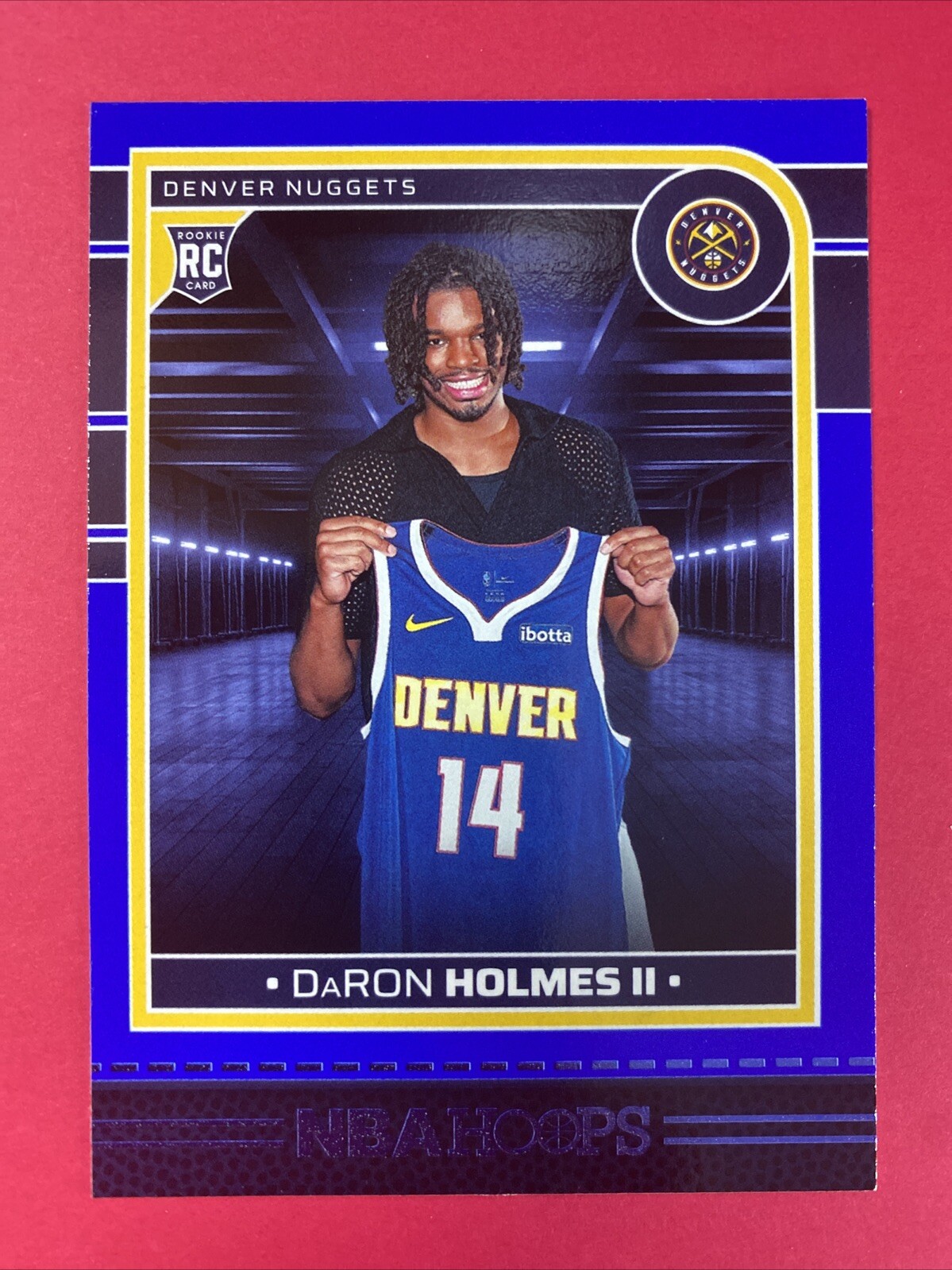 2024-25 NBA Hoops BLUE DaRon Holmes II #252 Denver Nuggets RC