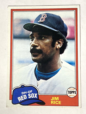 1981 Topps Jim Rice Card #500 Red Sox | eBay